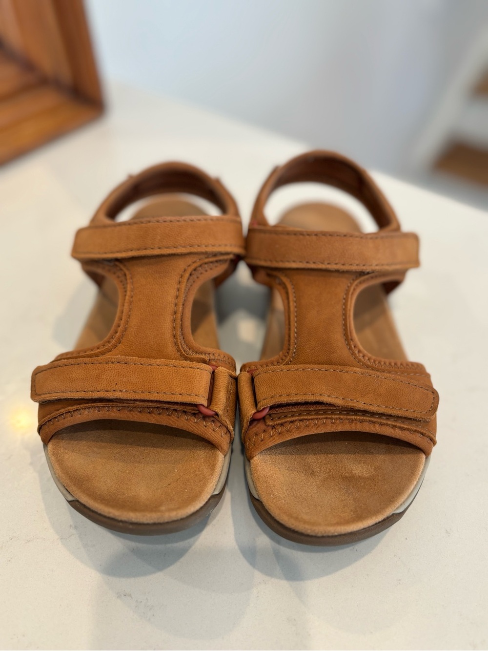 Easy Spirit Suede Adjustable Strappy Sandals women’s 7.5M